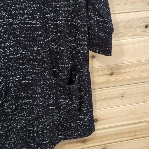 Clara Sun Woo Top Womens XS Black Tunic with Pockets Art Classic - Picture 3 of 9